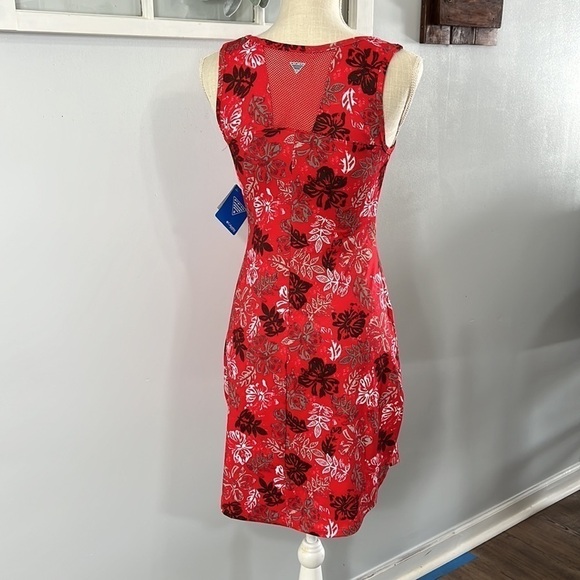 Columbia Midway Bay Floral Fitted Stretch Tennis Dress size XS NWT Activewear - Picture 6 of 8